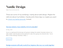 Tablet Screenshot of nordic-design.net